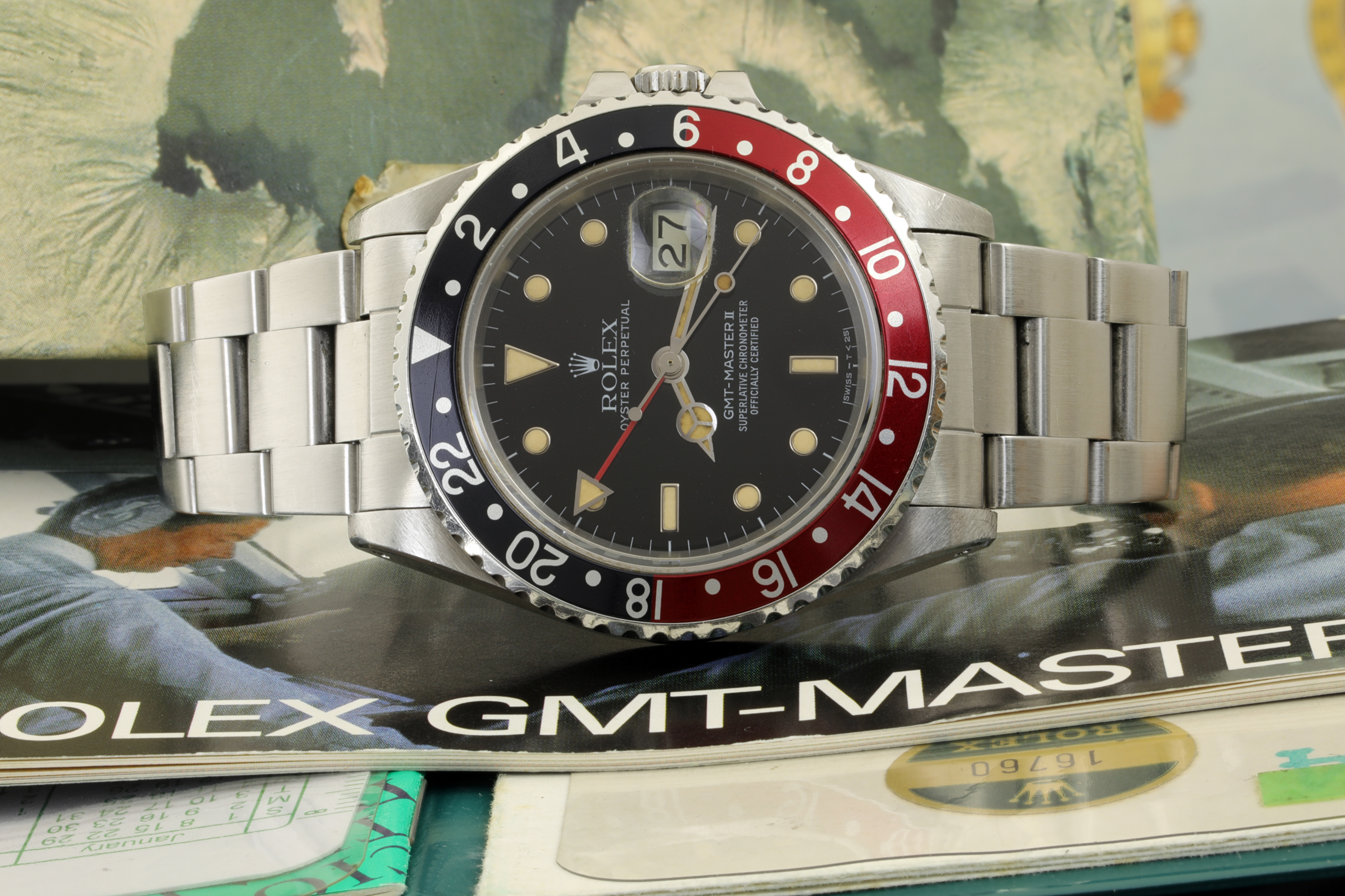 Rolex Gmt Master 16760 Fat Lady MK1 No Date Dial Set - Vintage Watches - Stefano Mazzariol
